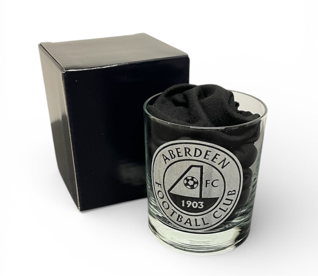 Aberdeen football club whisky glass