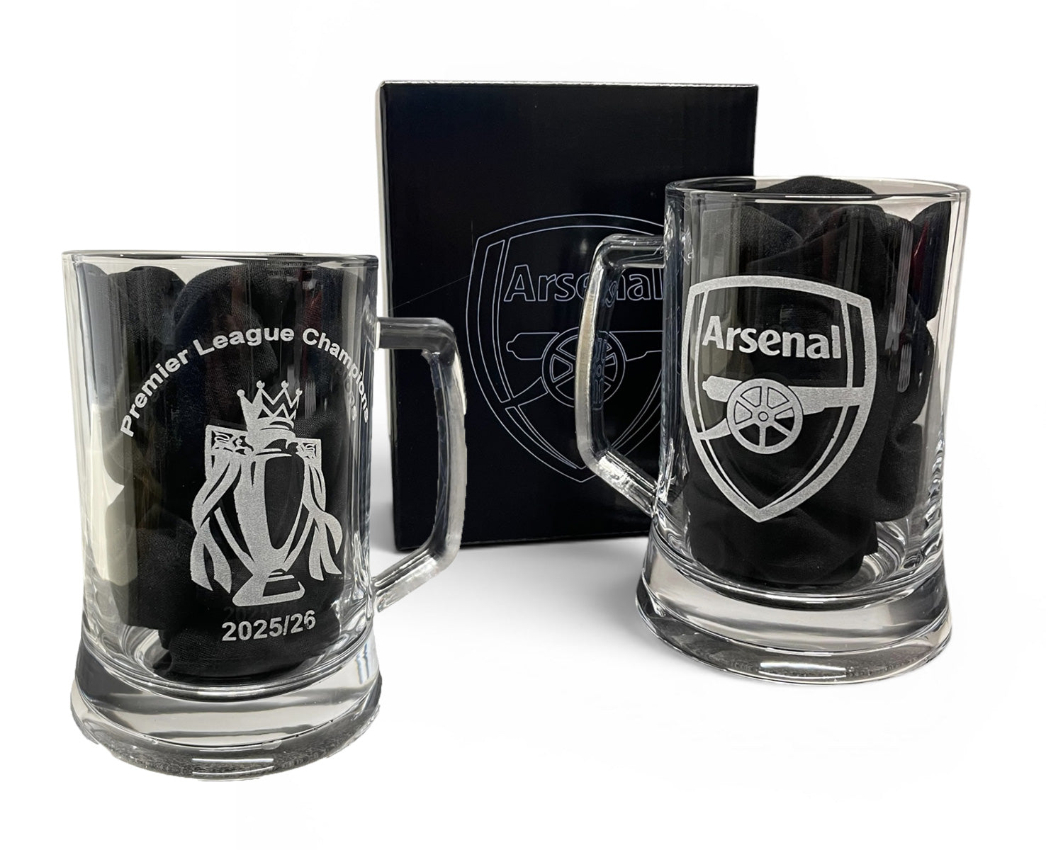 Arsenal FC glass tankard