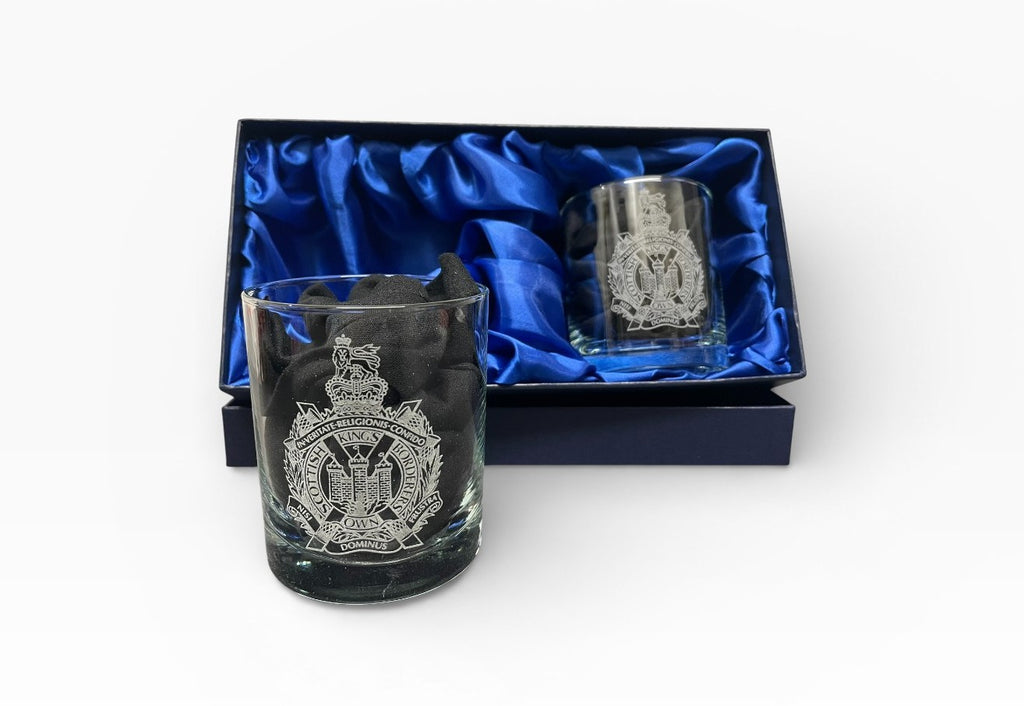 Army Twin Whisky Glasses