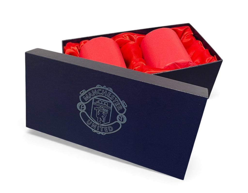 Presentation Boxed Set of Football Club Whisky Spirits Tumbler Glasses