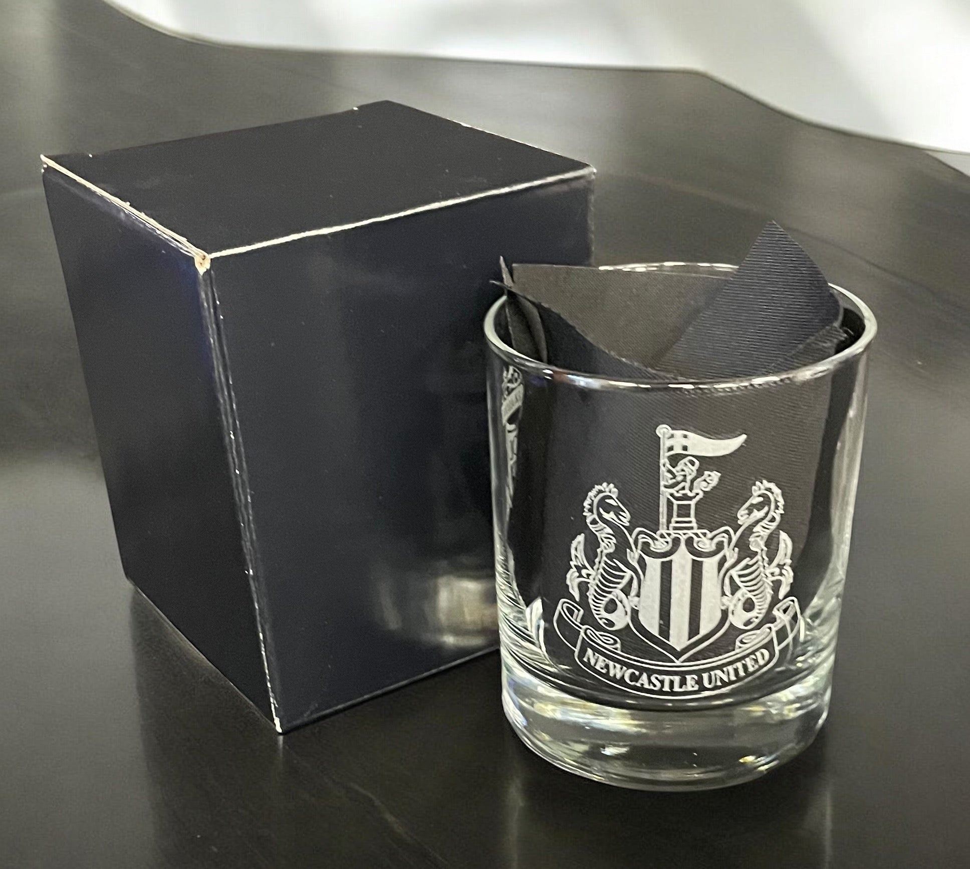 Newcastle united whisky glasses
