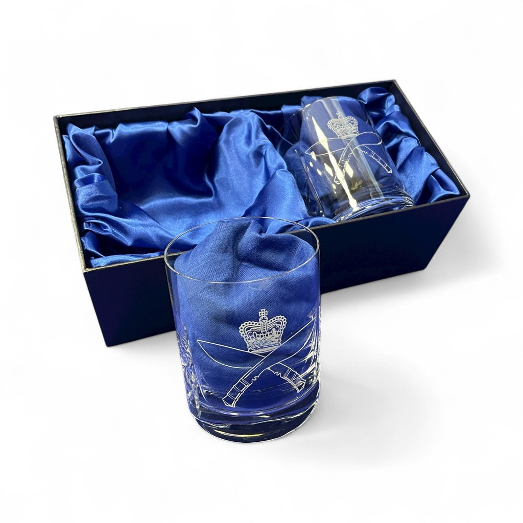Army Twin Whisky Glasses