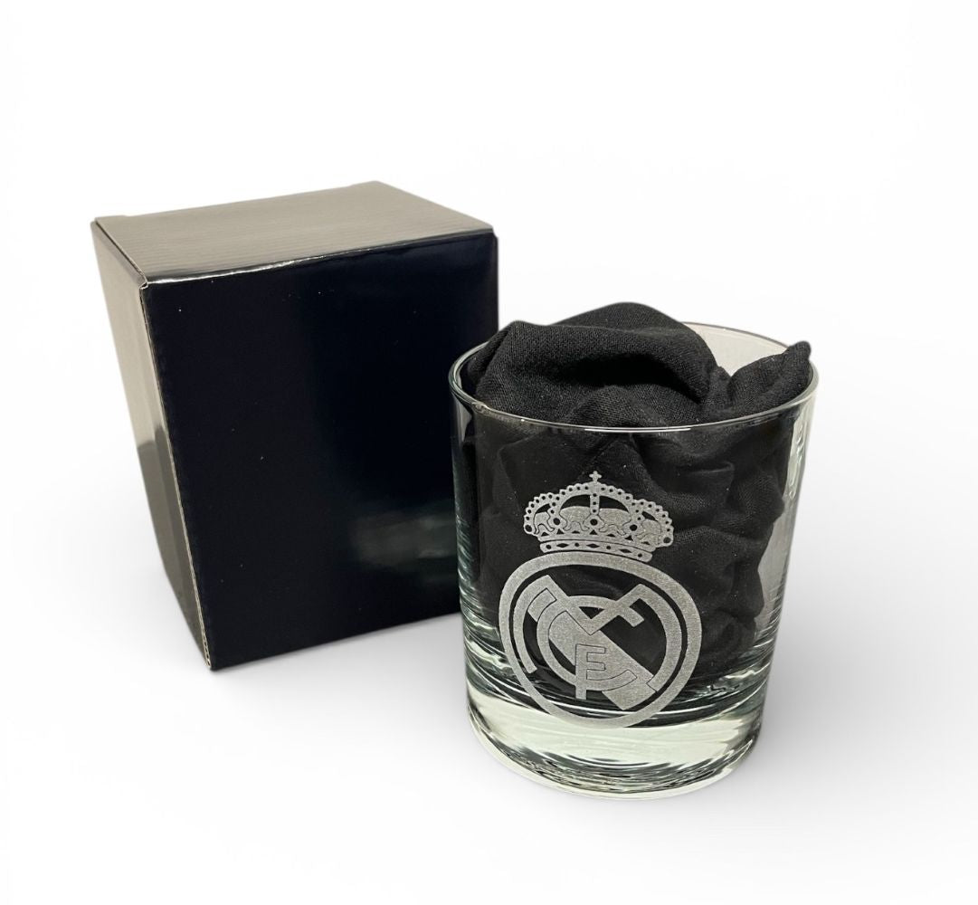Real Madrid whisky glasses