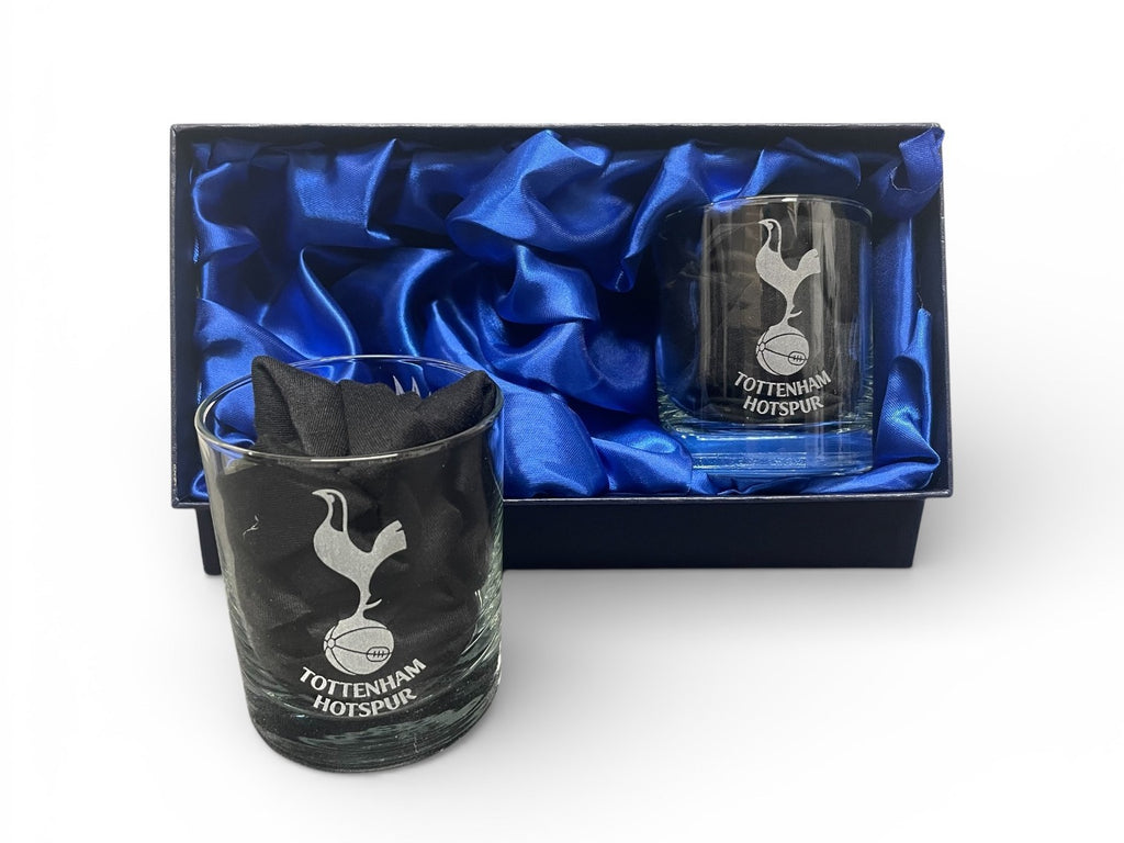 Presentation Boxed Set of Football Club Whisky Spirits Tumbler Glasses