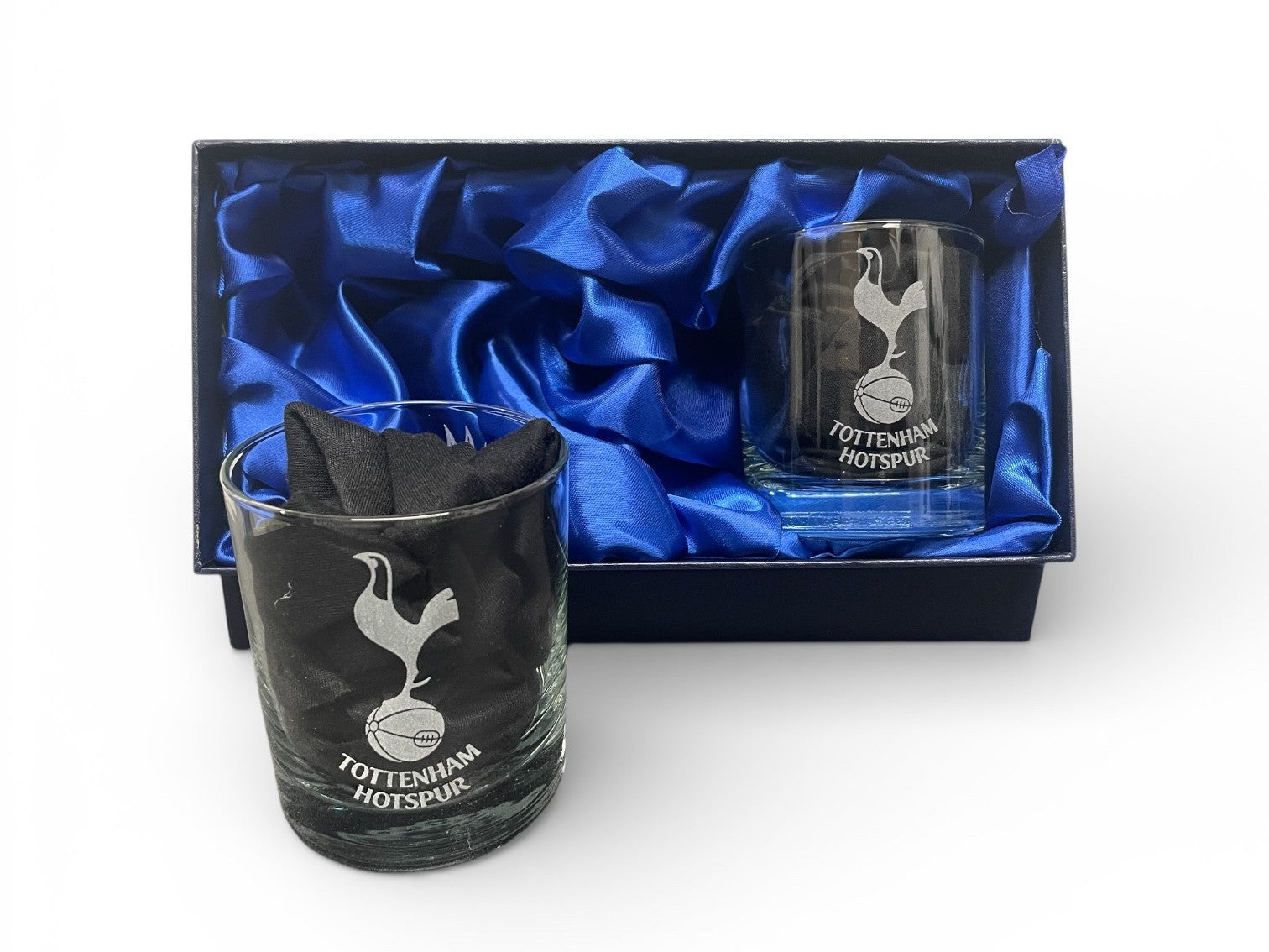 Presentation Boxed Set of Football Club Whisky Spirits Tumbler Glasses
